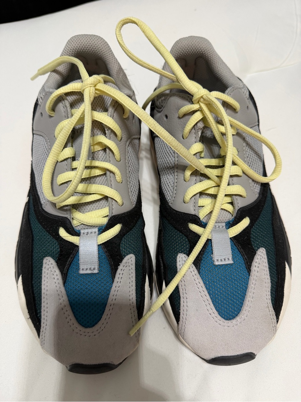 adidas Multicolor Sneakers with Yellow Laces